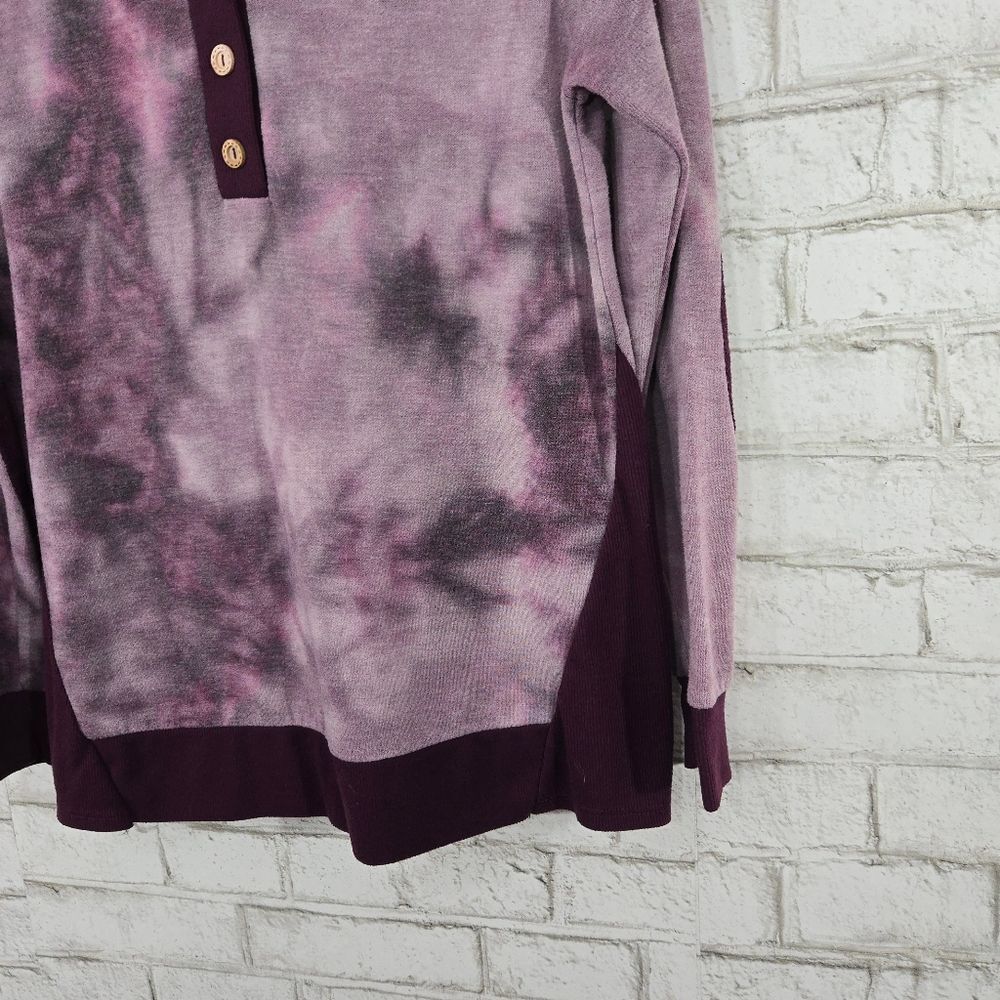 Sew in Love tye-dye hooded top - Picture 2 of 11